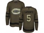 Montreal Canadiens #5 Guy Lapointe Green Salute to Service Stitched NHL Jersey