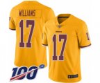 Washington Redskins #17 Doug Williams Limited Gold Rush Vapor Untouchable 100th Season Football Jersey