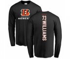 Cincinnati Bengals #73 Jonah Williams Black Backer Long Sleeve T-Shirt
