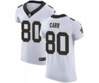 New Orleans Saints #80 Austin Carr White Vapor Untouchable Elite Player Football Jersey