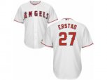 Los Angeles Angels of Anaheim #27 Darin Erstad Replica White Home Cool Base MLB Jersey