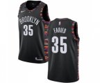 Brooklyn Nets #35 Kenneth Faried Swingman Black Basketball Jersey - 2018-19 City Edition