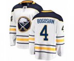 Buffalo Sabres #4 Zach Bogosian Fanatics Branded White Away Breakaway NHL Jersey