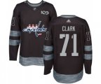 Washington Capitals #71 Kody Clark Premier Black 1917-2017 100th Anniversary NHL Jersey