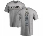Vegas Golden Knights #26 Paul Stastny Gray Backer T-Shirt