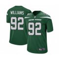 New York Jets #92 Leonard Williams Game Green Team Color Football Jersey