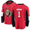 Ottawa Senators #1 Mike Condon Fanatics Branded Red Home Breakaway NHL Jersey