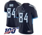 Tennessee Titans #84 Corey Davis Navy Blue Team Color Vapor Untouchable Limited Player 100th Season Football Jersey