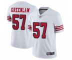San Francisco 49ers #57 Dre Greenlaw Limited White Rush Vapor Untouchable Football Jersey