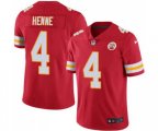 Kansas City Chiefs #4 Chad Henne Red Team Color Vapor Untouchable Limited Player Football Jersey