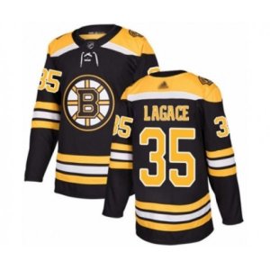 Boston Bruins #35 Maxime Lagace Authentic Black Home Hockey Jersey