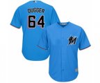 Miami Marlins Robert Dugger Replica Blue Alternate 1 Cool Base Baseball Player Jersey