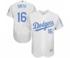 Los Angeles Dodgers Will Smith Authentic White 2016 Father's Day Fashion Flex Base Baseball Player Jersey