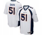 Denver Broncos #51 Todd Davis Game White Football Jersey