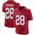 New York Giants #28 Paul Perkins Red Alternate Vapor Untouchable Limited Player NFL Jersey