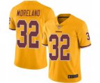 Washington Redskins #32 Jimmy Moreland Limited Gold Rush Vapor Untouchable Football Jersey