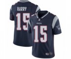 New England Patriots #15 N'Keal Harry Navy Blue Team Color Vapor Untouchable Limited Player Football Jersey