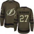 Tampa Bay Lightning #27 Ryan McDonagh Authentic Green Salute to Service NHL Jersey