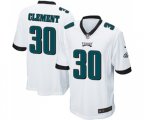 Philadelphia Eagles #30 Corey Clement Game White Football Jersey