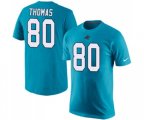 Carolina Panthers #80 Ian Thomas Blue Rush Pride Name & Number T-Shirt