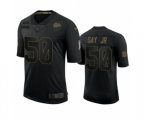 Kansas City Chiefs #50 Willie Gay Jr. Black 2020 Salute To Service Limited Jersey