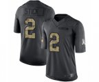 Los Angeles Chargers #2 Easton Stick Limited Black 2016 Salute to Service Football Jersey