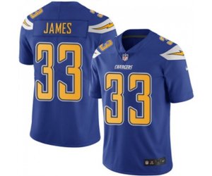 Los Angeles Chargers #33 Derwin James Limited Electric Blue Rush Vapor Untouchable Football Jersey