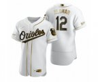 Baltimore Orioles Roberto Alomar Nike White Authentic Golden Edition Jersey