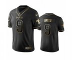 New Orleans Saints #9 Drew Brees Limited Black Golden Edition Football Jersey