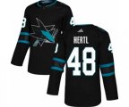 Adidas San Jose Sharks #48 Tomas Hertl Premier Black Alternate NHL Jersey