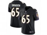 Baltimore Ravens #65 Nico Siragusa Black Alternate Vapor Untouchable Limited Player NFL Jersey
