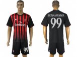 AC Milan #99 Donnarumma Home Soccer Club Jersey