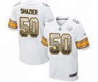 Pittsburgh Steelers #50 Ryan Shazier Elite White Road Drift Fashion Football Jersey
