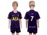 Tottenham Hotspur #7 Son Sec Away Kid Soccer Club Jersey