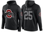 NCAA Ohio State Buckeyes #25 Mike Weber Jr. Black Playoff Bound Vital College Football Pullover Hoodie