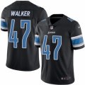 Detroit Lions #47 Tracy Walker Limited Black Rush Vapor Untouchable NFL Jersey