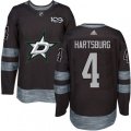 Dallas Stars #4 Craig Hartsburg Premier Black 1917-2017 100th Anniversary NHL Jersey