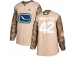 Vancouver Canucks #42 Alex Burmistrov Camo Authentic 2017 Veterans Day Stitched NHL Jersey