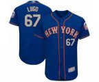 New York Mets Seth Lugo Royal Gray Alternate Flex Base Authentic Collection Baseball Player Jersey