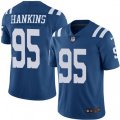 Indianapolis Colts #95 Johnathan Hankins Limited Royal Blue Rush Vapor Untouchable NFL Jersey