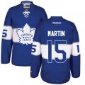 Toronto Maple Leafs #15 Matt Martin Premier Royal Blue 2017 Centennial Classic NHL Jersey