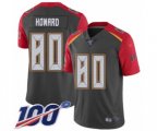 Tampa Bay Buccaneers #80 O. J. Howard Limited Gray Inverted Legend 100th Season Football Jersey