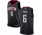 Houston Rockets #6 Tyler Ennis Authentic Black Alternate Basketball Jersey Statement Edition