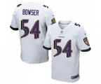 Baltimore Ravens #54 Tyus Bowser Elite White Football Jersey