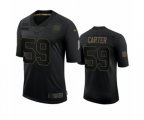 New York Giants #59 Lorenzo Carter Black 2020 Salute to Service Limited Jersey