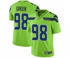Seattle Seahawks #98 Rasheem Green Limited Green Rush Vapor Untouchable Football Jersey