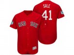 Boston Red Sox #41 Chris Sale 2017 Spring Training Flex Base Authentic Collection Stitched Baseball Jersey
