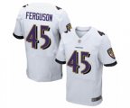 Baltimore Ravens #45 Jaylon Ferguson Elite White Football Jersey