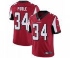 Atlanta Falcons #34 Brian Poole Red Team Color Vapor Untouchable Limited Player Football Jersey