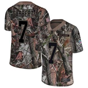 Tennessee Titans #7 Blaine Gabbert Limited Camo Rush Realtree NFL Jersey